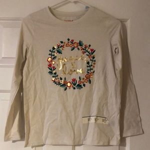 NWT Peace & Love Wreath Top